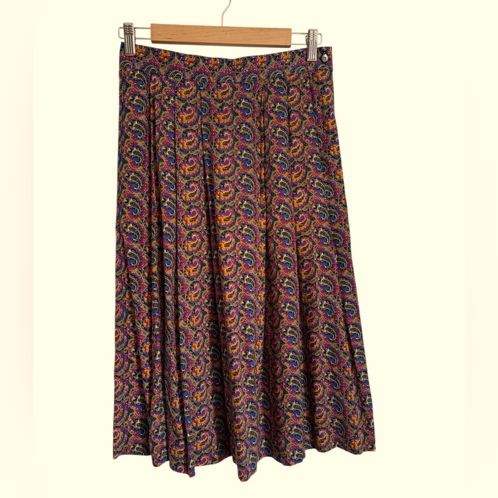 Vintage Colorful Paisley Women's Skirt